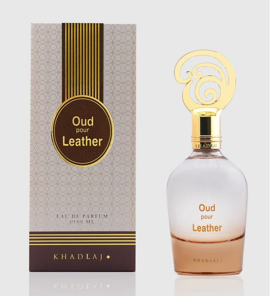 Khadlaj Oud Pour Leather EDP parfumuotas vanduo vyrams, 100 ml