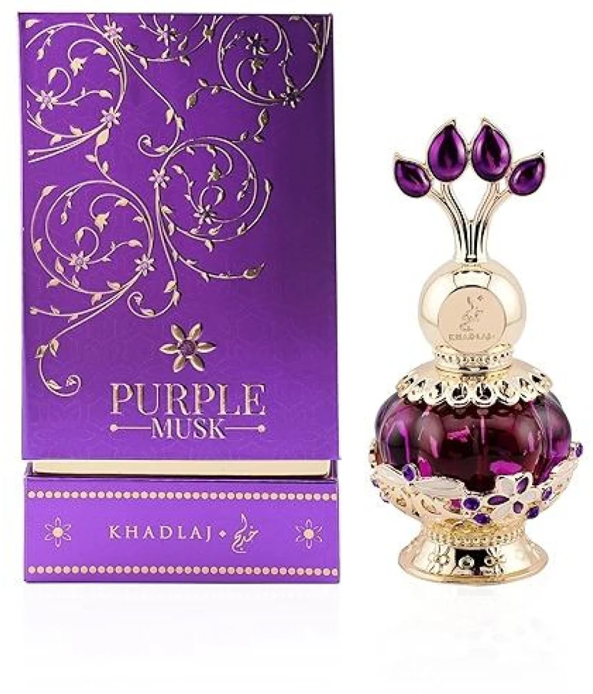 Khadlaj Violetinė Musk CPO aliejiniai kvepalai moterims, 20 ml