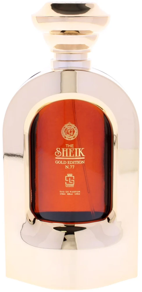 Khalis The Sheik N.77 Luxury Gold Edition EDP parfumuotas vanduo vyrams, 100 ml