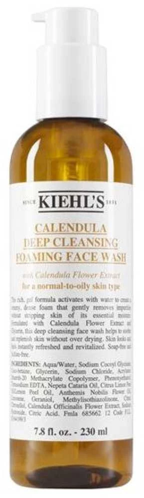 Kiehl's Kiehl´s Calendula giliai valomasis gelis (Deep Clean sing putojantis veido prausiklis) 230 ml
