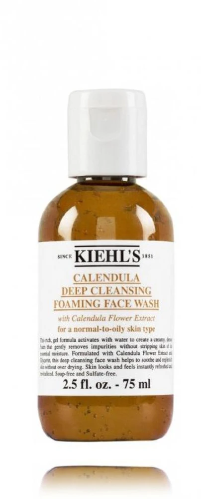 Kiehl´s Kiehl's Calendula Deep Cleansing Foaming Face Wash veido prausiklis su medetkomis, 75 ml
