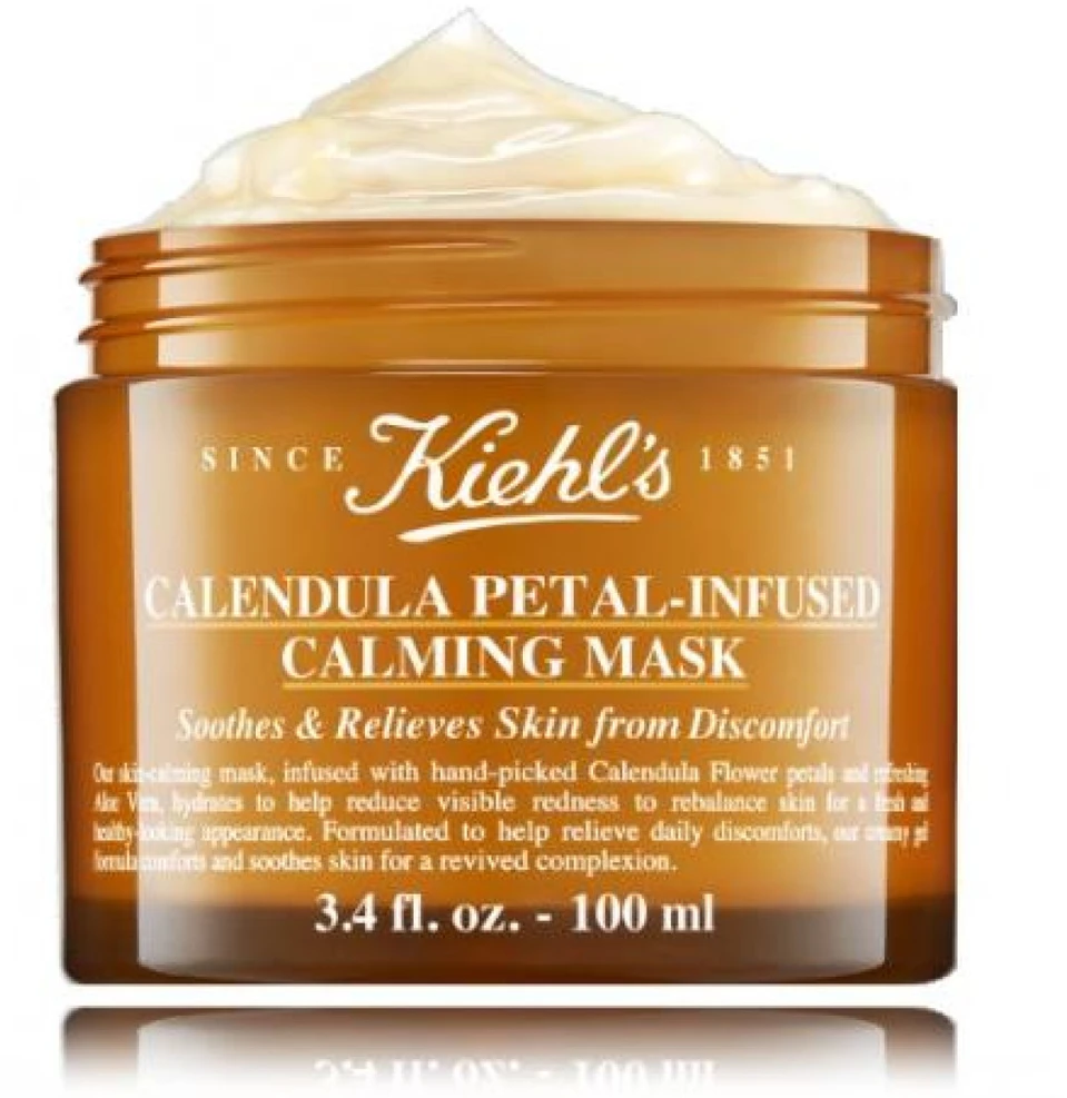 Kiehl´s Kiehl's Calendula Petal-Infused Calming Mask raminanti veido kaukė su medetkų žiedlapiais, 100 ml