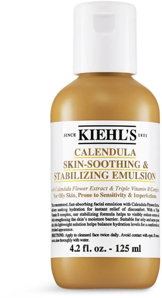 Kiehl´s Kiehl's Calendula Skin-Soothing & Stabilizing Emulsion raminanti ir stabilizuojanti veido emulsija su medetkomis, 125 ml