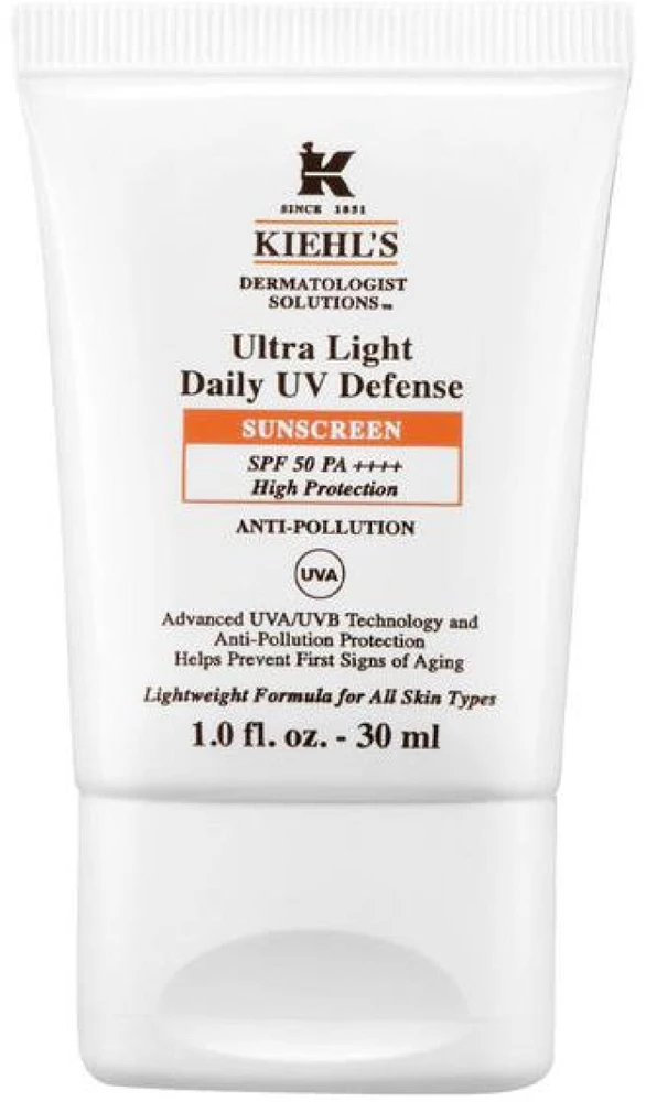 Kiehl´s Kiehl's Dermatologist Solutions Ultra Light Daily UV Defense SPF 50 veido kremas nuo saulės, 30 ml