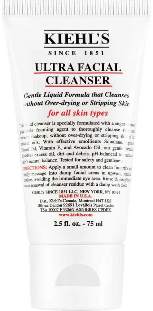 Kiehl´s Kiehls Kiehl's Ultra Facial Valiklis veido prausiklis visų tipų odai, 75 ml