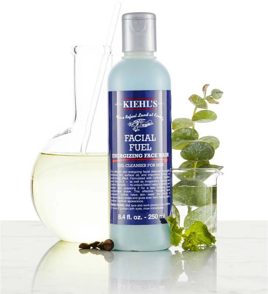 Kiehl´s Kiehl's Men Facial Fuel Energizing Face Wash gaivinantis veido prausiklis vyrams, 250 ml