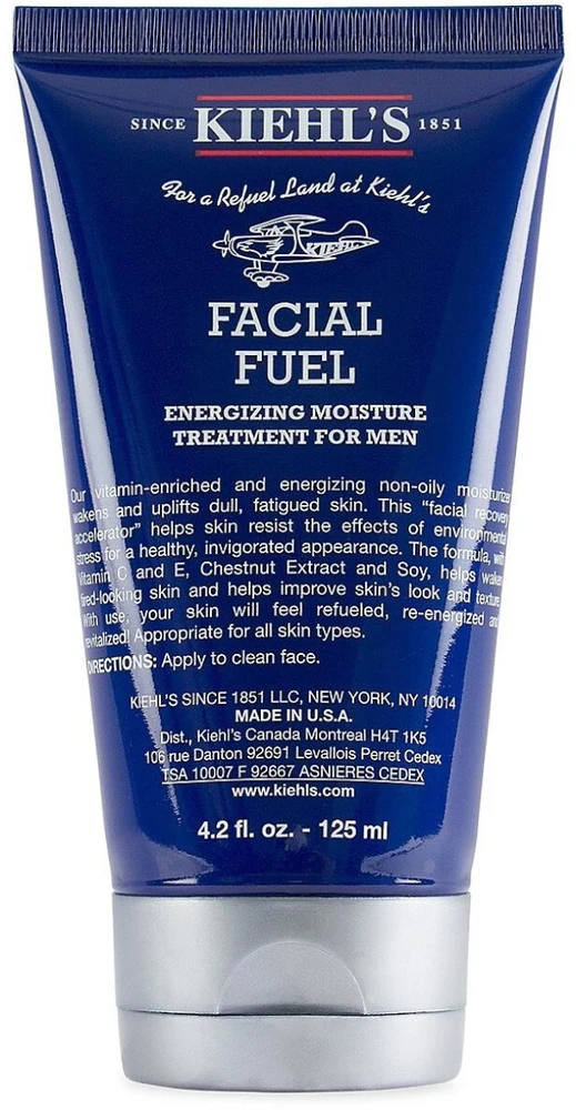 Kiehl´s Kiehl's Men Facial Fuel Energizing Moisture Treatment energizuojanti drėkinamoji priemonė vyrams, 75 ml