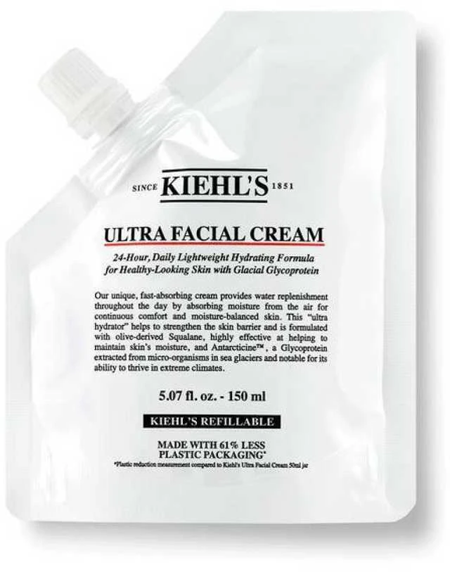 Kiehl´s Kiehl's Replacement užpildas drėkinamam odos kremui (Kreminis Refill Pouch), 150 ml