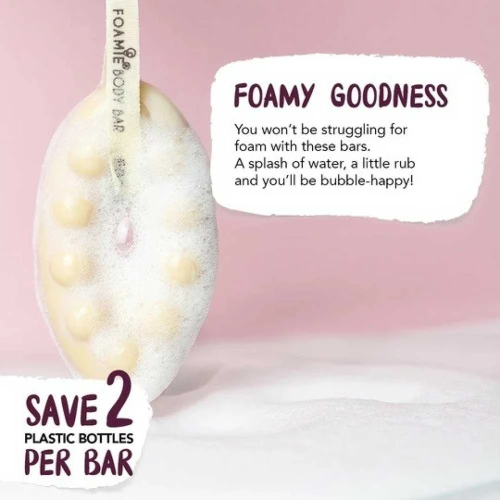 Kietasis kūno prausiklis Foamie Body Bar Shake Your Coconuts