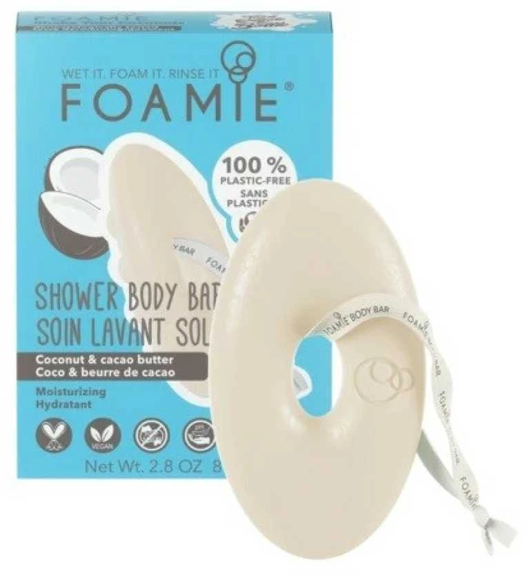 Kietasis kūno prausiklis Foamie Body Bar Shake Your Coconuts