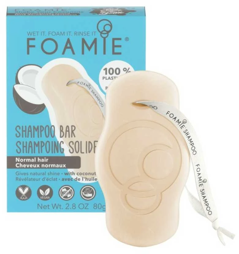 Kietasis šampūnas plaukams Foamie Šampūnas Bar Shake Your Coconuts