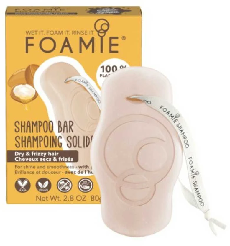 Kietasis šampūnas plaukams Foamie Šampūnas Bar Kiss Me Argan, sausiems plaukams