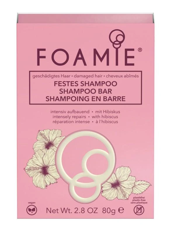 Kietasis šampūnas plaukams Foamie Šampūnas Bar Hibiskiss