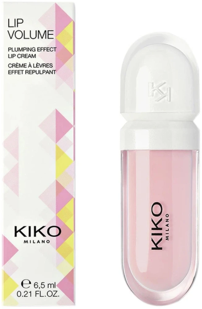 Kiko Milano Lip Volume Plumping Effect Lip Kreminis lūpų balzamas, atspalvis: 01 Tutu Rose, 6.5 ml