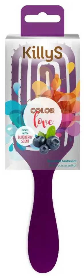 KillyS Color Love Scented Plaukų šepetys Jagoda
