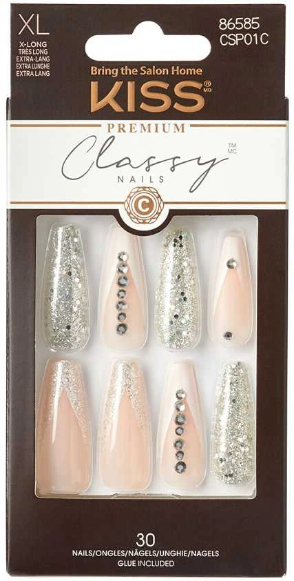 KISS Lipnūs nagai Classy Nails Premium - Sophisticated 30 vnt.