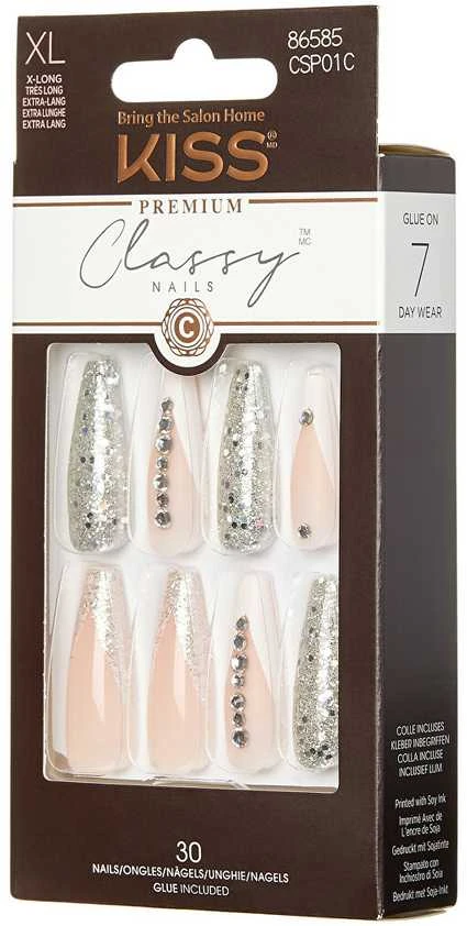 KISS Lipnūs nagai Classy Nails Premium - Sophisticated 30 vnt.