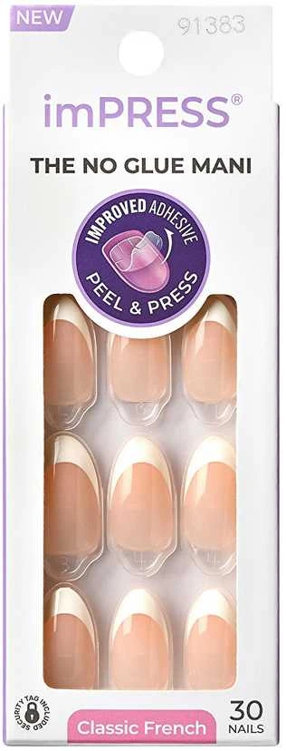KISS Lipnūs nagai ImPRESS Nails - Everlasting 30 vnt