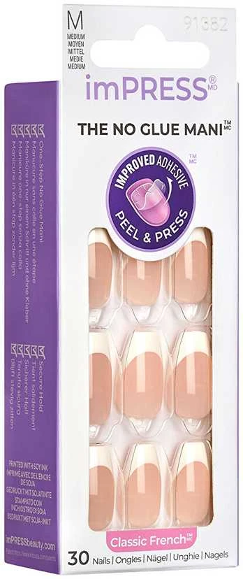 KISS Lipnūs nagai ImPRESS Nails - Idealus 30 vnt