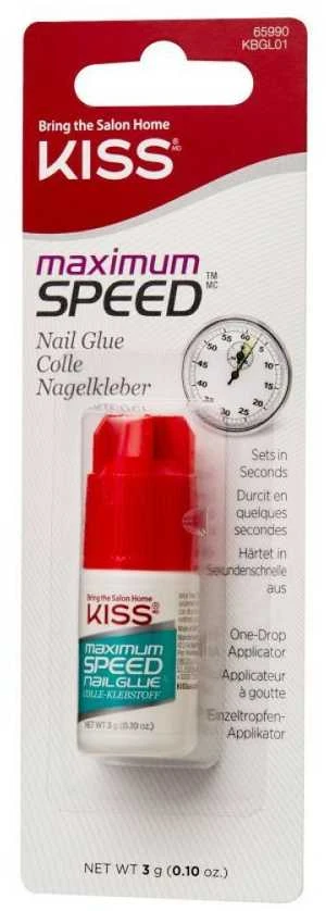 Kiss My Face KISS MAXIMUM SPEED nagų klijai, 3 g