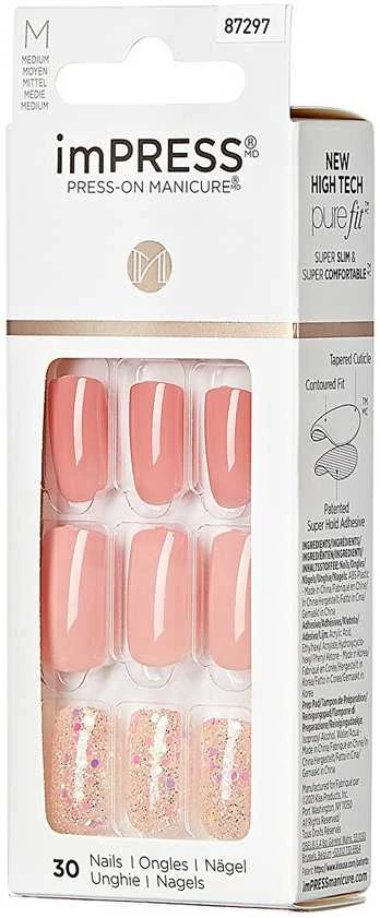 KISS Lipnūs nagai imPRESS Nails All to Myself 30 vnt.