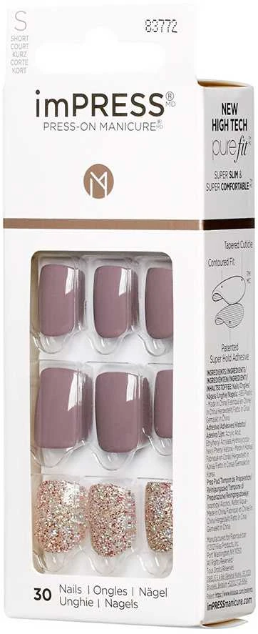 KISS Lipnūs nagai imPRESS Nails Flawless 30 vnt.