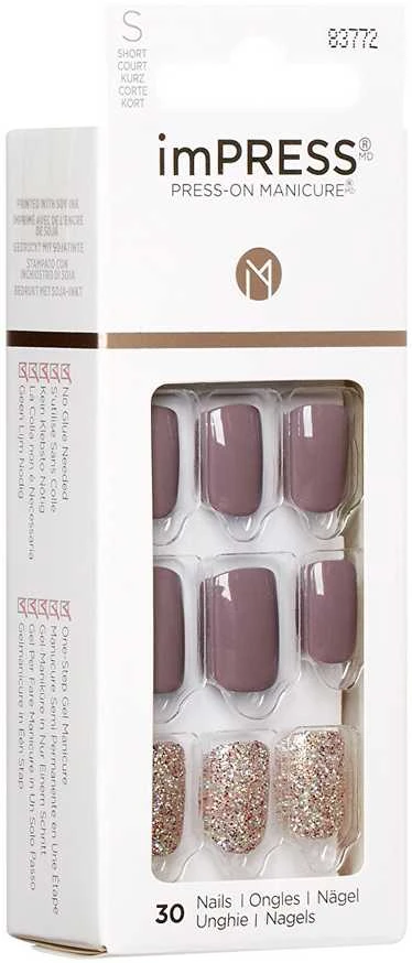 KISS Lipnūs nagai imPRESS Nails Flawless 30 vnt.