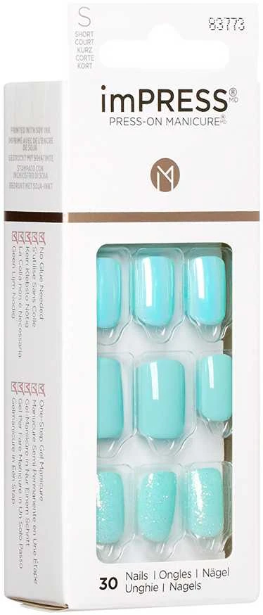 KISS Lipnūs nagai imPRESS Nails lietaus apsauga 30 vnt.