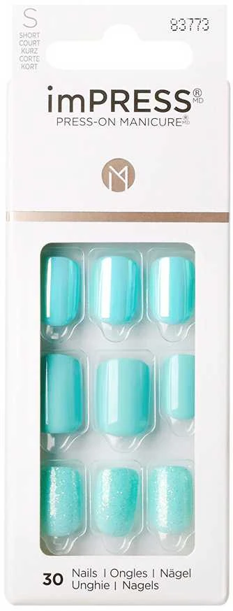 KISS Lipnūs nagai imPRESS Nails lietaus apsauga 30 vnt.
