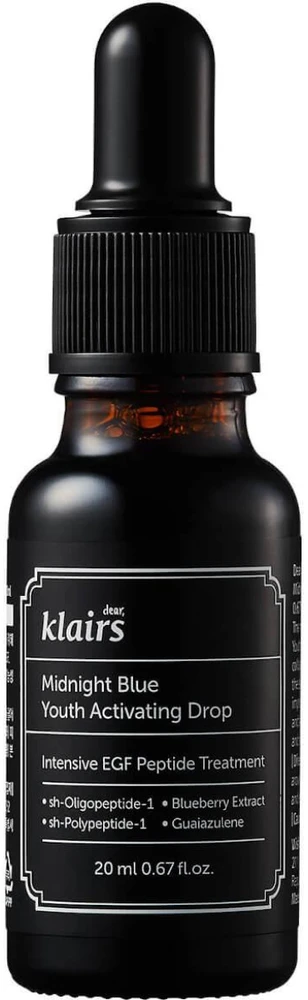Klairs Midnight Mėlyna Youth Activating Drop jauninantis serumas veidui, 20 ml