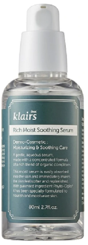 Klairs Rich Moist Soothing Serum, 80 ml