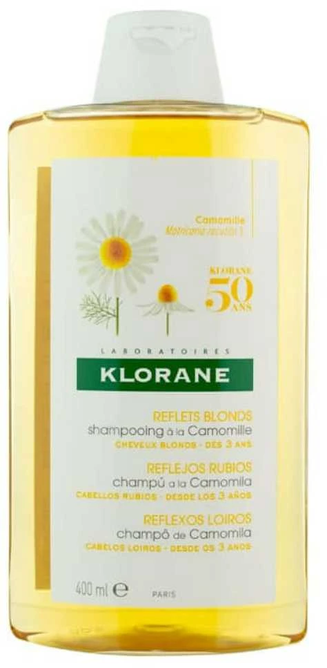 Klorane A La Camomile Skirtas šviesiems plaukams Reflex Illuminating Šampūnas 400ml