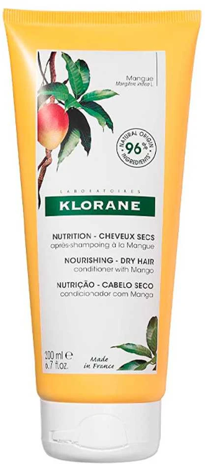 Klorane Mango Conditioner maitinantis kondicionierius sausiems plaukams, 200 ml