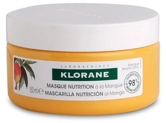 "Klorane" mangų maitinamoji kaukė 150ml