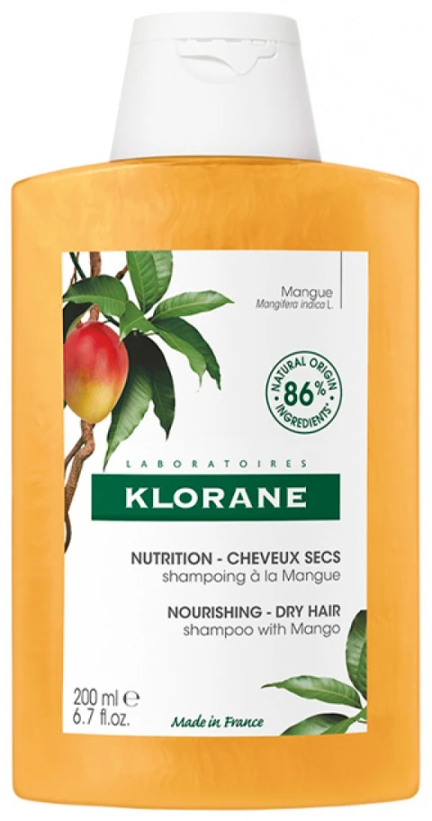 "Klorane" mangų šampūnas 200ml