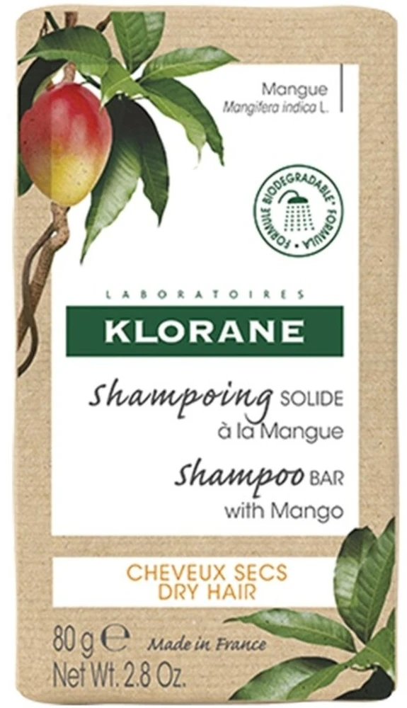 Klorane Mango kietasis šampūnas 80gr