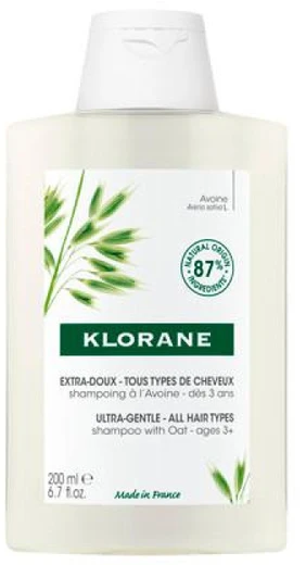"Klorane" avižų pieno šampūnas 200ml