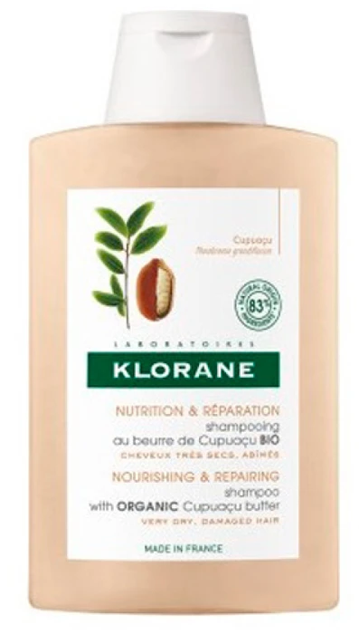 "Klorane" ekologiškas šampūnas su kupuaçu sviestu 200 ml
