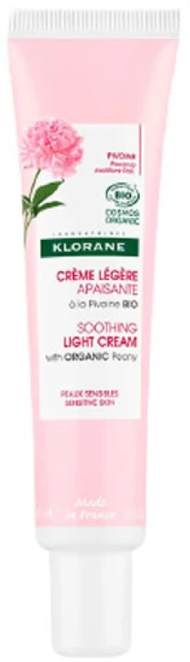 "Klorane Bijūnų lengvas veido kremas" 40ml