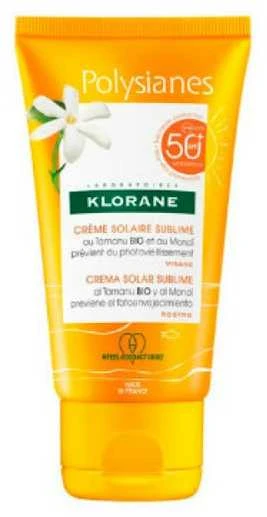 Klorane Polysianes Sublime veido kremas nuo saulės Spf50 50ml