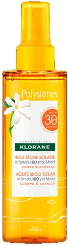 Klorane Tamanu ir Monoi apsauginis aliejus nuo saulės 100ml