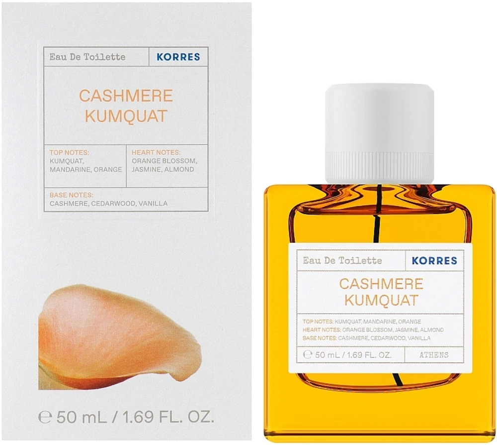 Korres Cashmere Kumquat EDT tualetinis vanduo Unisex, 50 ml