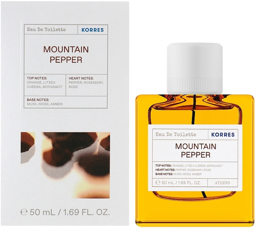 Korres Mountain Pepper EDT tualetinis vanduo Unisex, 50 ml