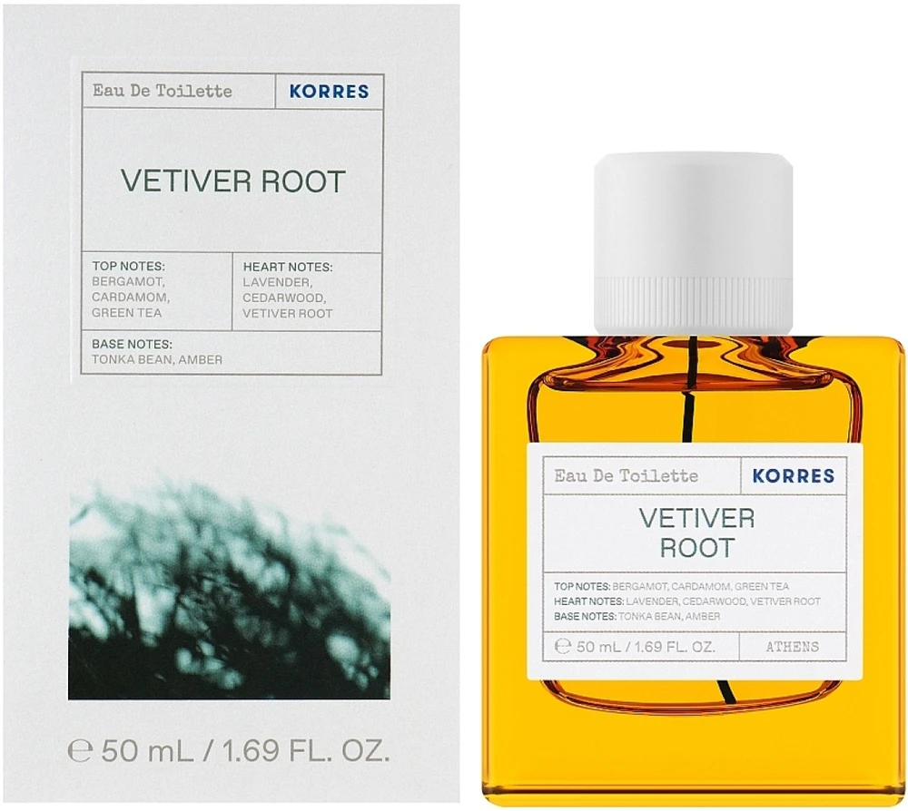 Korres Vetiver Root EDT tualetinis vanduo Unisex, 50 ml