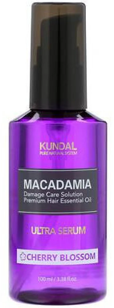 Kundal Macadamia Ultra Serum Cherry Blossom koncentruotas serumas plaukams, 100 ml