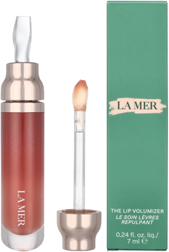 La Mer The Lip Volumizer putlinantis lūpų blizgis, atspalvis: Sheer Glow, 7 ml