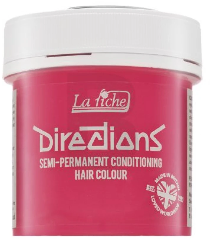 La Riché Directions Semi-Permanent Condicioning Hair Color Carnation Rožinė, 88 ml