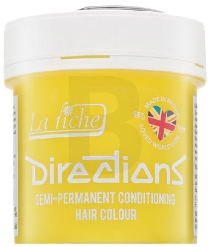 La Riché Directions Semi-Permanent Conditioning Hair Colour Fluorescent Geltona, 88 ml