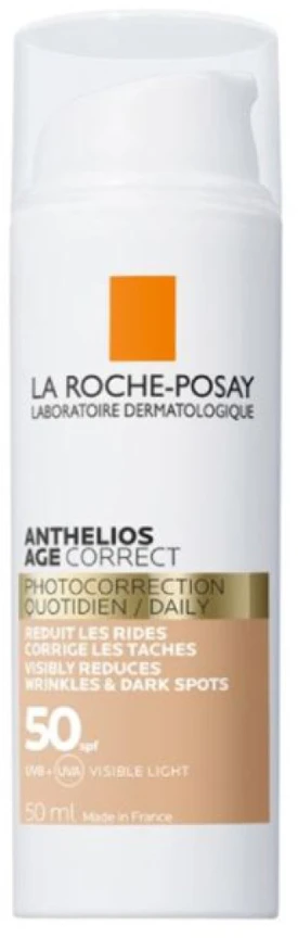La Roche Posay Anthelios Age Correct SPF 50 Kremas nuo saulės su spalva, 50 ml