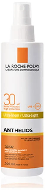 La Roche Posay Anthelios Purškiklis SPF 30 apsauginė dulksna nuo saulės, 200 ml